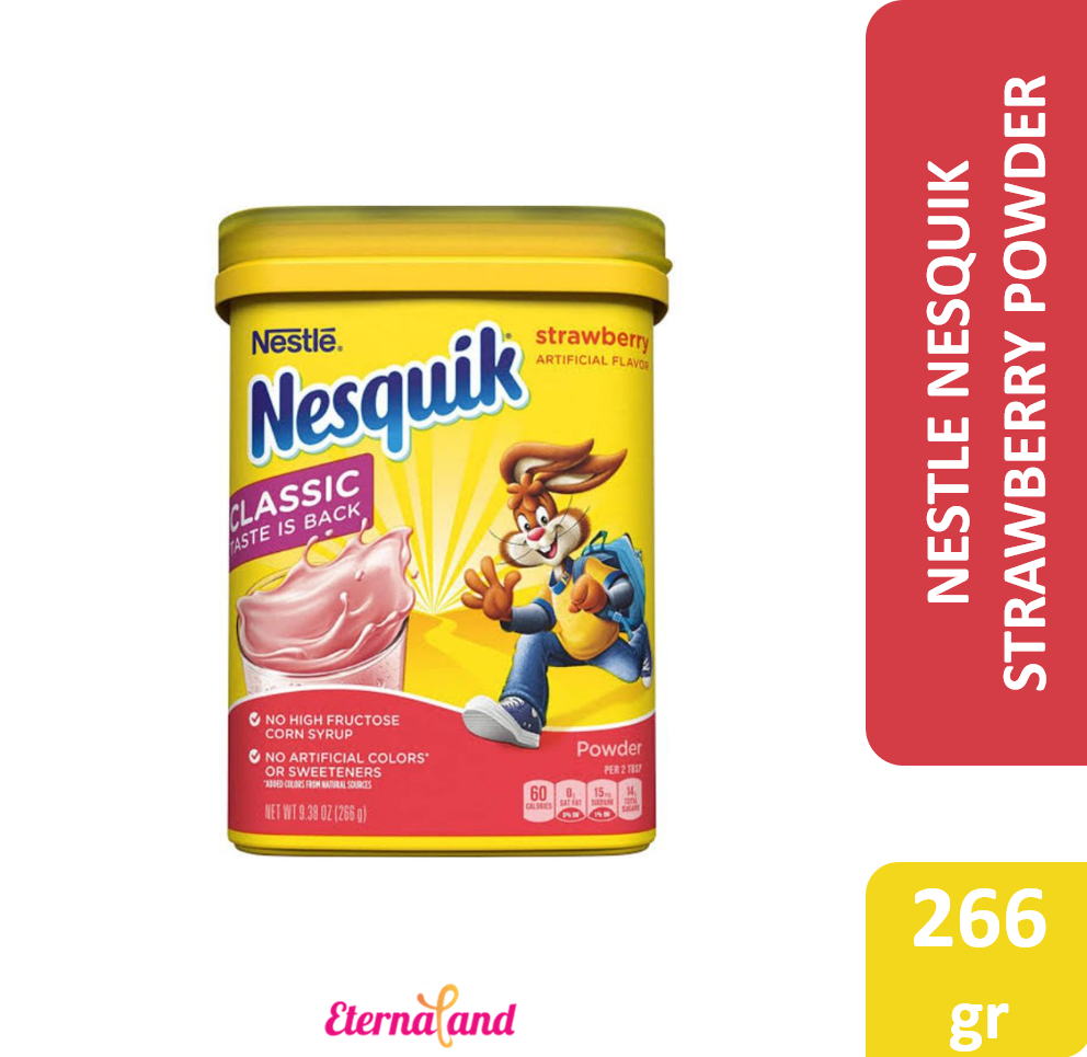 Nesquik Classic Strawberry Powder 9.38 Oz