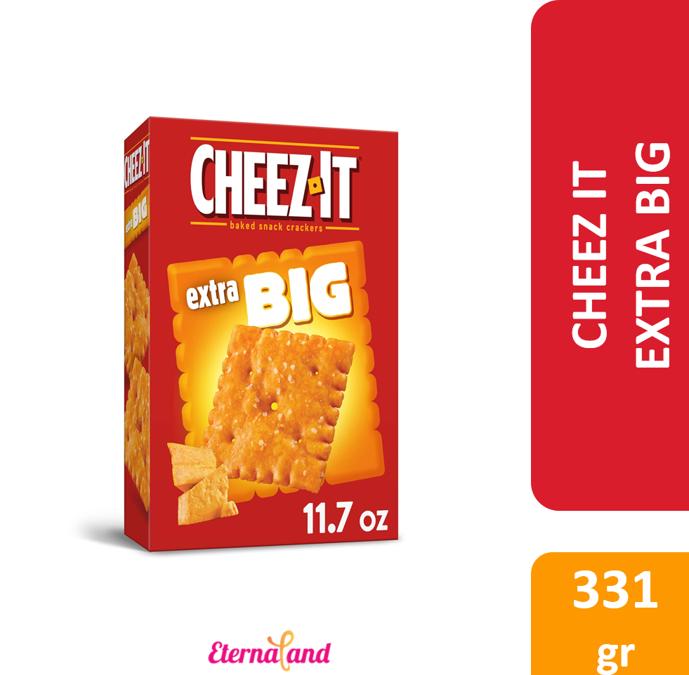 Cheez It Extra Big Baked Snack Cheese Crackers