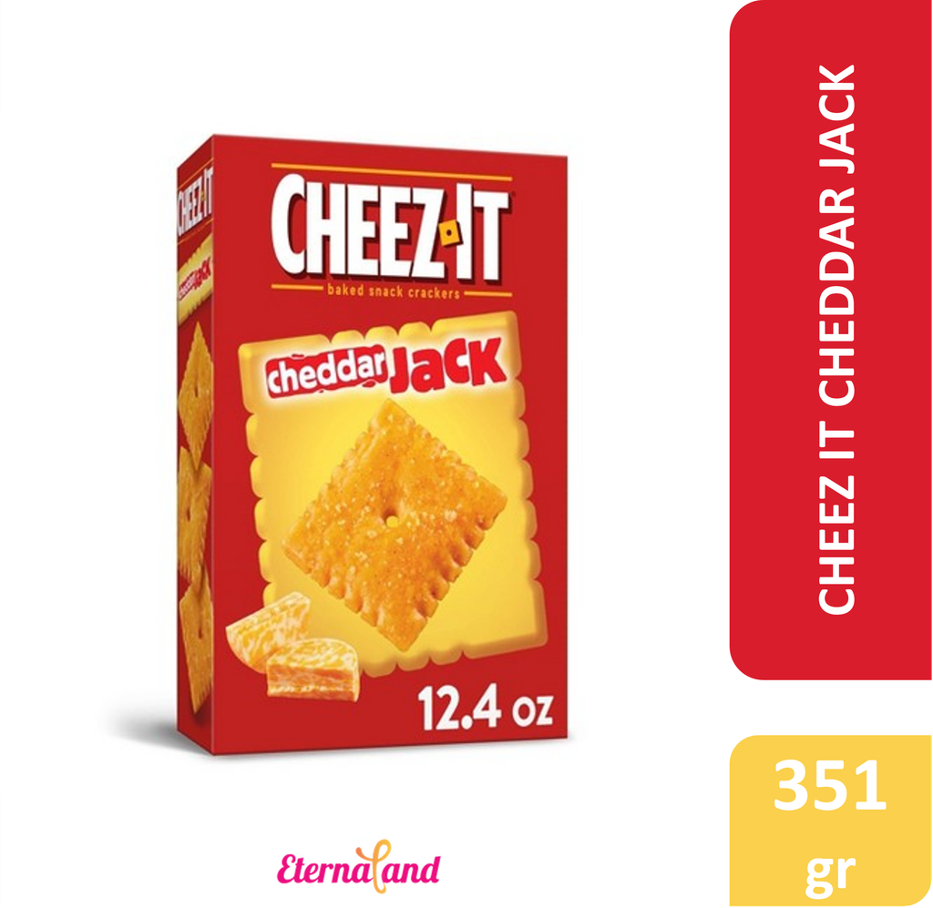 Cheez It Cheddar Jack Baked Snack Crackers 12.4 oz