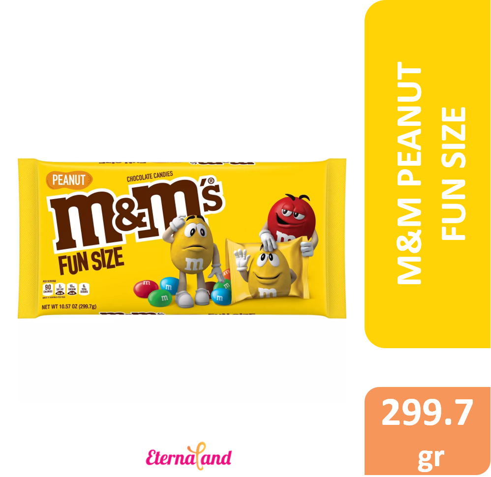 M&amp;M Peanut Fun Size 10.57 oz