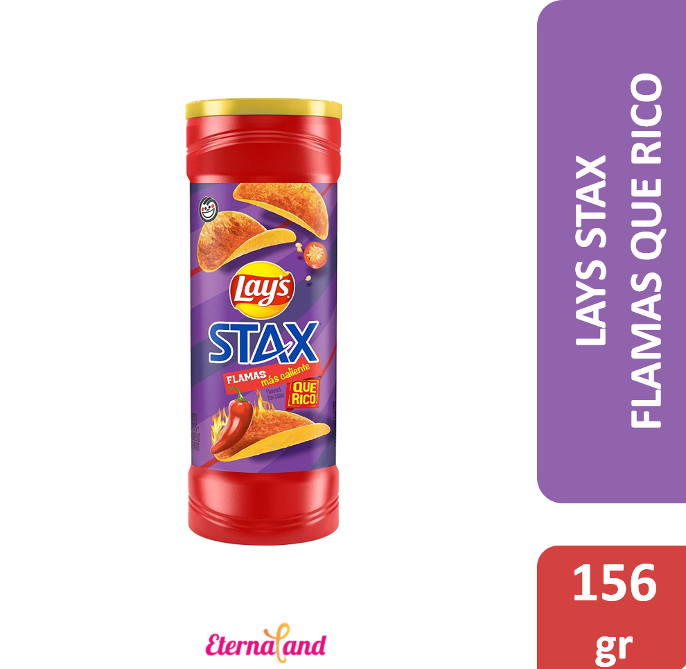 Lays Stax Flamas Que Rico 5.5 oz