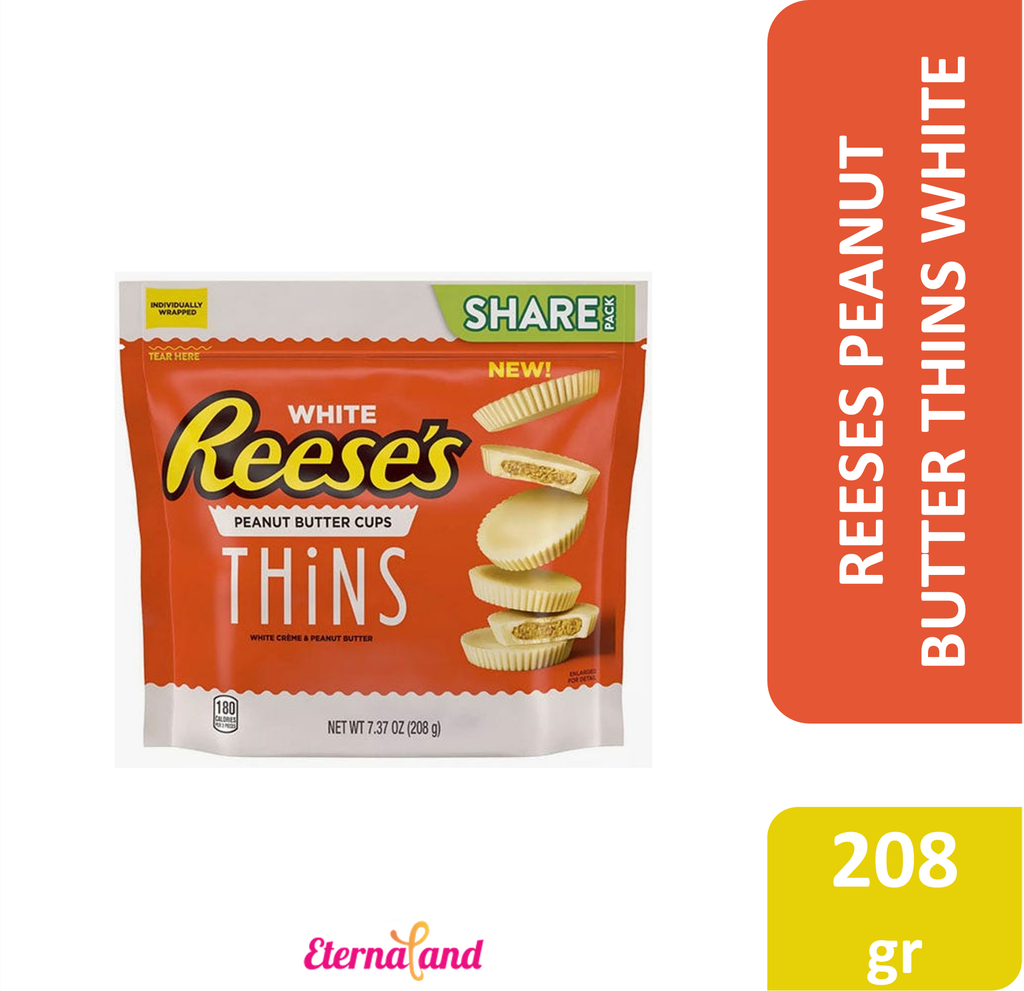 Reeses Thins White Peanut Butter Cups 7.37 oz