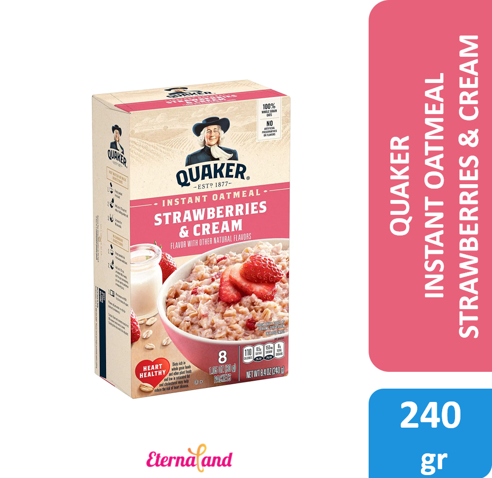 Quaker Instant Oatmeal Strawberry 8.4 oz
