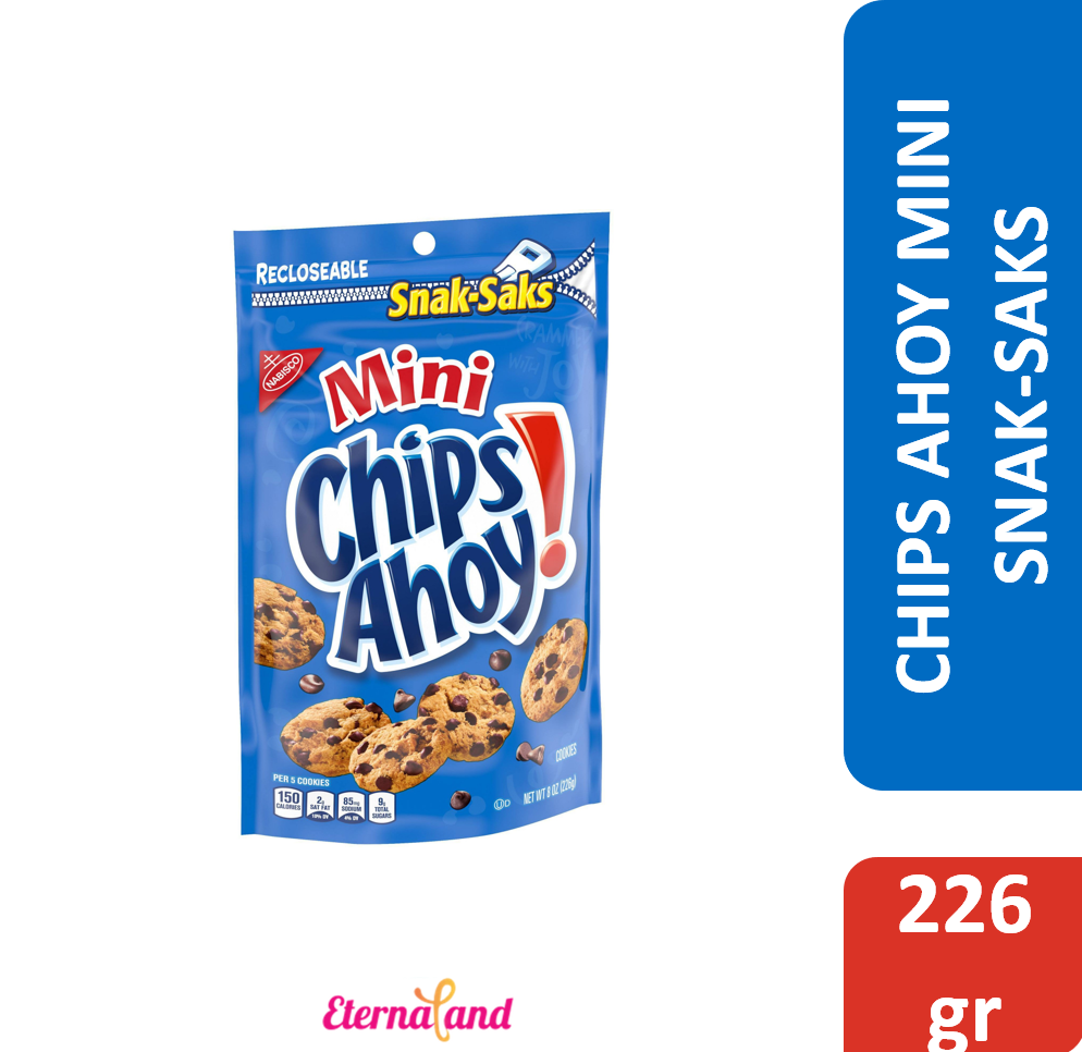 Nabisco Chips Ahoy Mini Snack Saks 8 oz