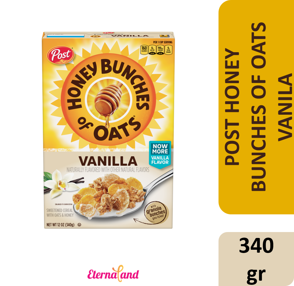 Post Honey Bunches of Oats Vanilla Bunches 12 oz