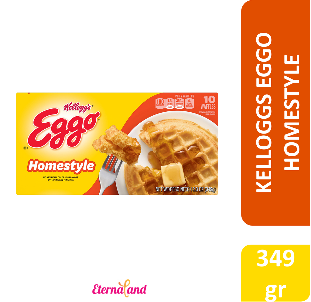 Kelloggs Eggo Waffles Homestyle 12.3 oz