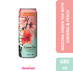 [613008722883] Arizona Green Tea with Ginseng &amp; Peach Juice 23 fl oz