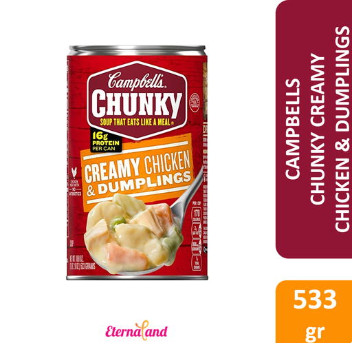 [051000142931] Campbells Chunky Creamy Chicken & Dumplings Soup 18.8 oz