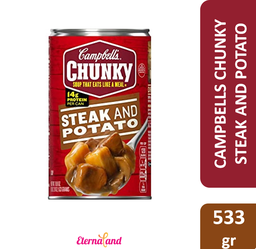 [051000005687] Campbells Chunky Steak and Potato Soup 18.8 oz
