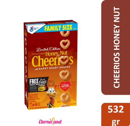 [016000169685] Cheerios Honey Nut Cereal 18.8 Oz
