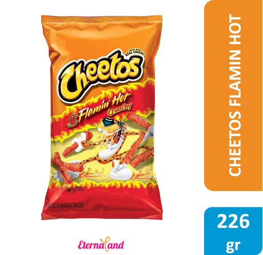 [028400069601] Cheetos Crunchy Flamin Hot 8 oz