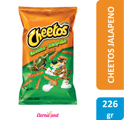 [028400062114] Cheetos Crunchy Jalapeno 8 oz