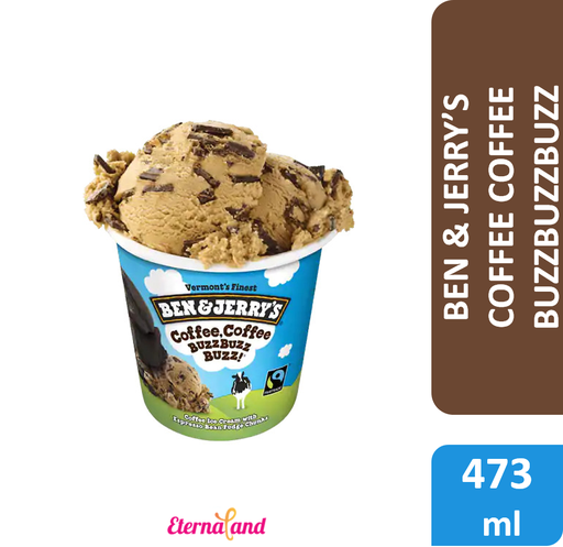 [076840298617] Ben & Jerry Coffee Coffee BuzzBuzzBuzz 1 Pint / 473 ml