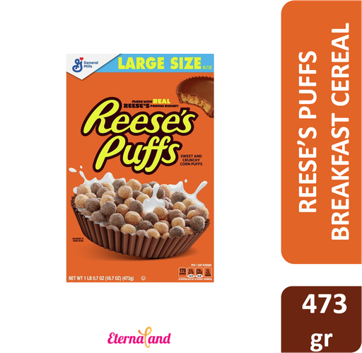 [016000121850] Reeses Puffs Cereal 16.7 Oz