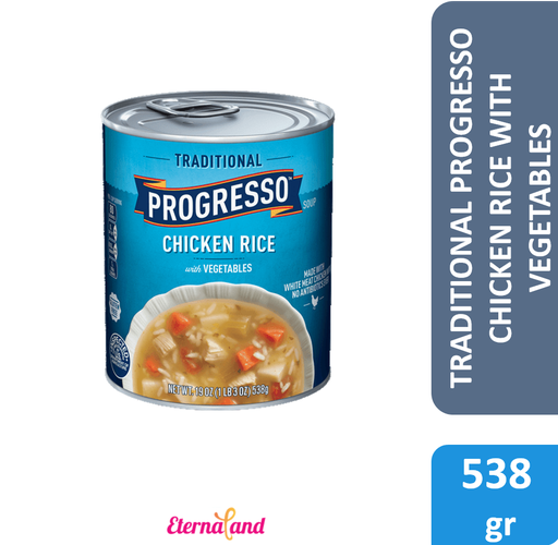 [041196010008] Progresso Traditional Chicken Rice with Vegetables 19 oz