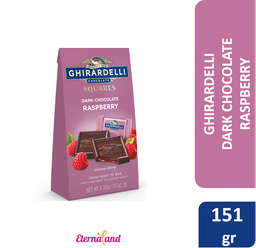 [747599306532] Ghirardelli Dark Chocolate with Raspberry Squares 5.32 oz