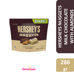 [034000018710] Hersheys Nuggets Milk Chocolate with Almond 10.2 oz