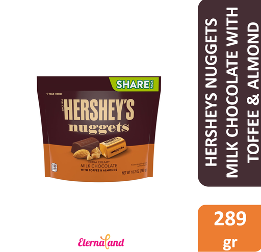 [034000018758] Hersheys Nuggets Toffee and Almond 10.2 oz