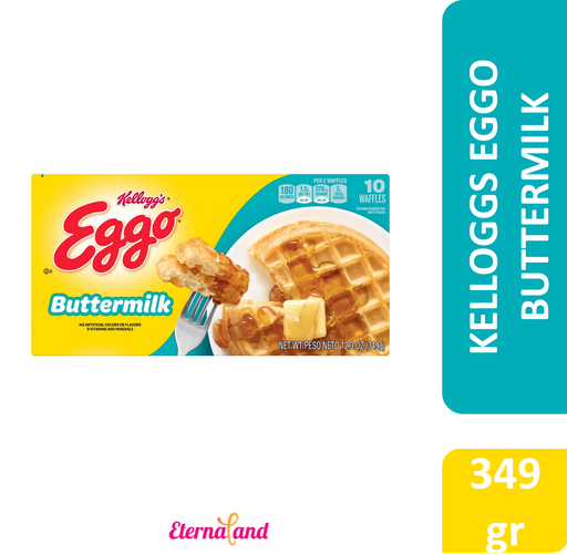 [038000402906] Kelloggs Eggo Waffles Buttermilk 12.3 oz