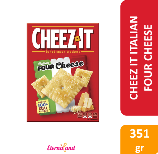 [024100789146] Cheez It Italian Four Cheese Baked Snack Crackers 12.4 oz