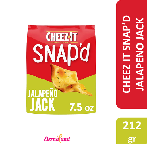 [024100114917] Cheez It Snapd Jalapeno Jack 7.5 oz