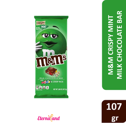 [040000540014] M&amp;M Bar Minis, Crispy Mint &amp; Milk Chocolate Candy  3.8 oz