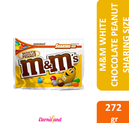 [040000534273] M&amp;M White Chocolate Peanut 9.6 Oz
