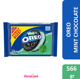 [044000044695] Nabisco Oreo Mint Creme Chocolate Sandwich Cookies 20oz