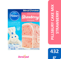 [013300600283] Pillsbury Cake Mix Strawberry 15.25 oz