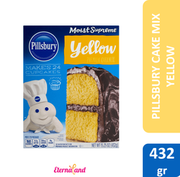[013300602355] Pillsbury Cake Mix Yellow 15.25 Oz