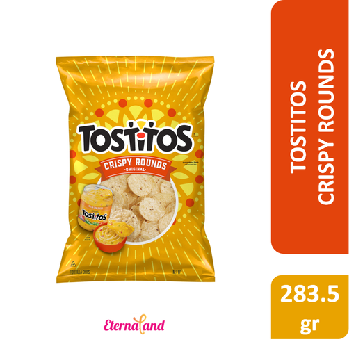 [028400017480] Tostitos Crispy Rounds Tortilla Chips 10 oz