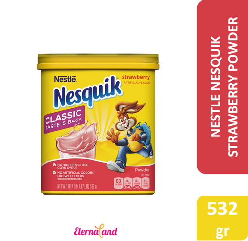 [028000846794] Nesquik Classic Strawberry Powder 18.07 oz