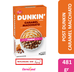 [884912349002] Post Dunkin Cereal Caramel Macchiato 17 Oz