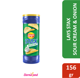 [028400055154] Lays Stax Sour Cream &amp; Onion 5.5 oz