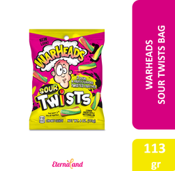[032134238059] Warheads Sour Twists 4-Oz Bag