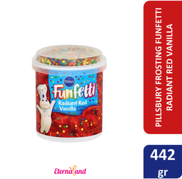 [013300929551] Pillsbury Frosting Funfetti Radiant Red Vanilla 15.6 oz