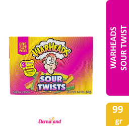 [032134238080] Warheads Sour Twists 3.5-Oz