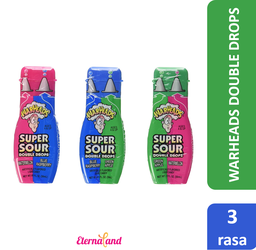 [032134228005] Warheads Super Sour Double Drops 1.01-Oz