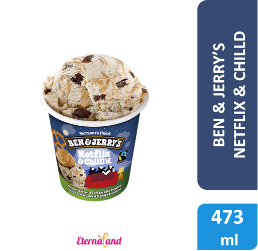 [076840002542] Ben & Jerry Netflix + Chilld 1 Pint / 473 ml