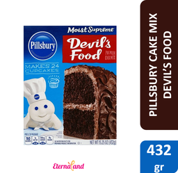 [013300604410] Pillsbury Cake Mix Devil Food 15.25 oz