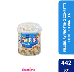 [013300764268] Pillsbury Frosting Confetti Funfetti Vanilla 15.6 oz