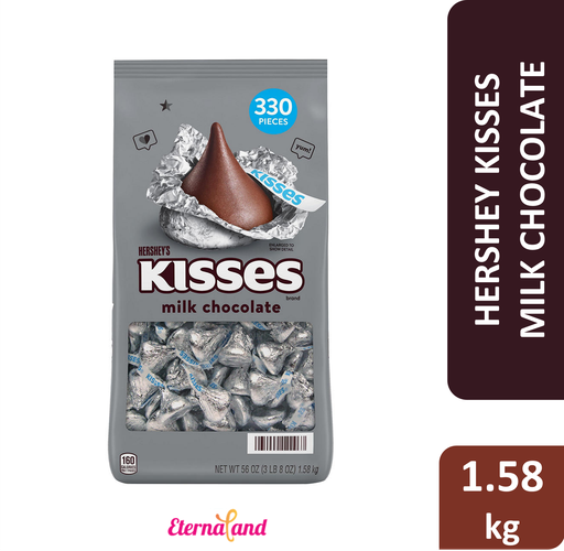 [034000122967] Hersheys Kisses Milk Chocolate 56 oz