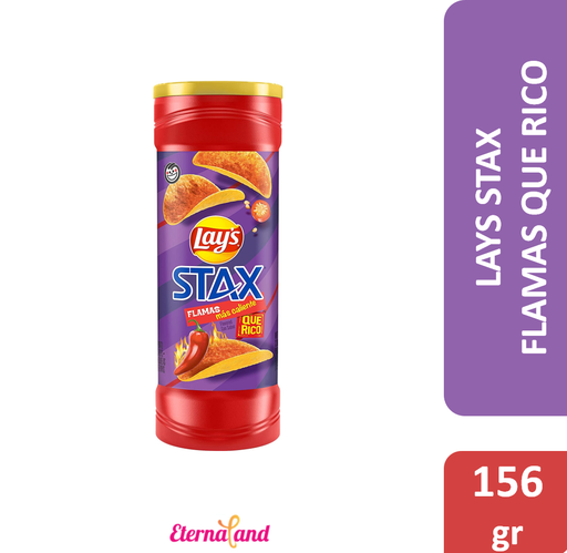 [028400089531] Lays Stax Flamas Que Rico 5.5 oz