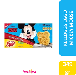[038000165924] Kelloggs Eggo Waffles Mickey Mouse Homestyle 12.3 oz